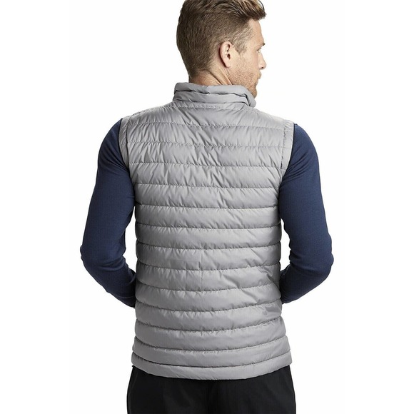Lole Men's Irving Down Vest X-Large XL Meteor Gray MSRP $179 Packable - Picture 2 of 5